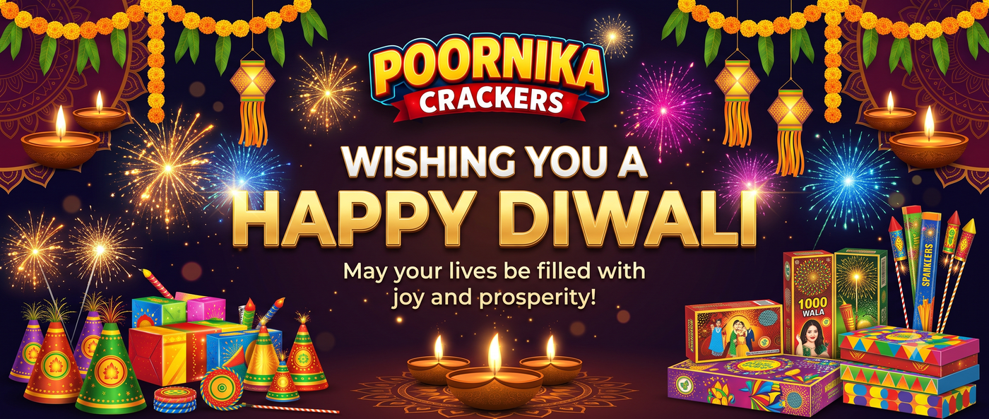 Poornika Crackers - Wishing You A Happy Diwali